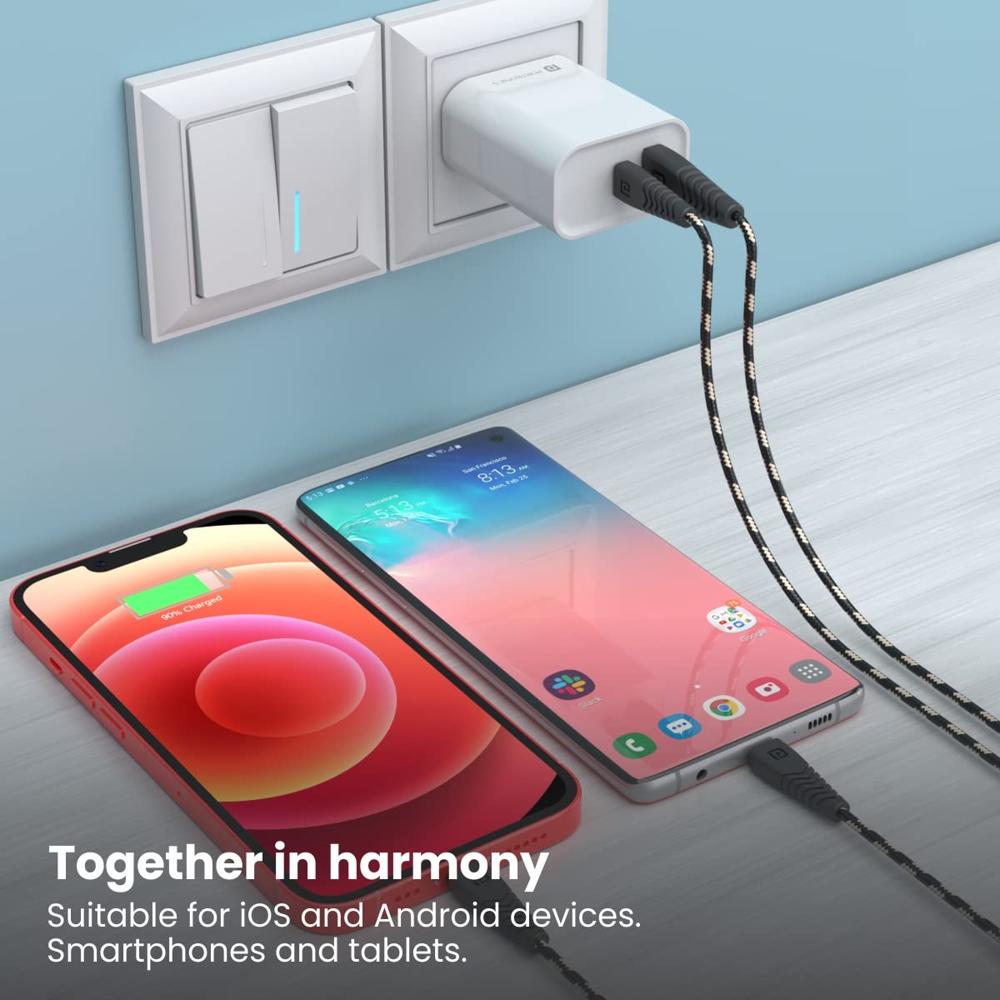 Portronics Adapto 45 20W Output USB & Type-C Dual