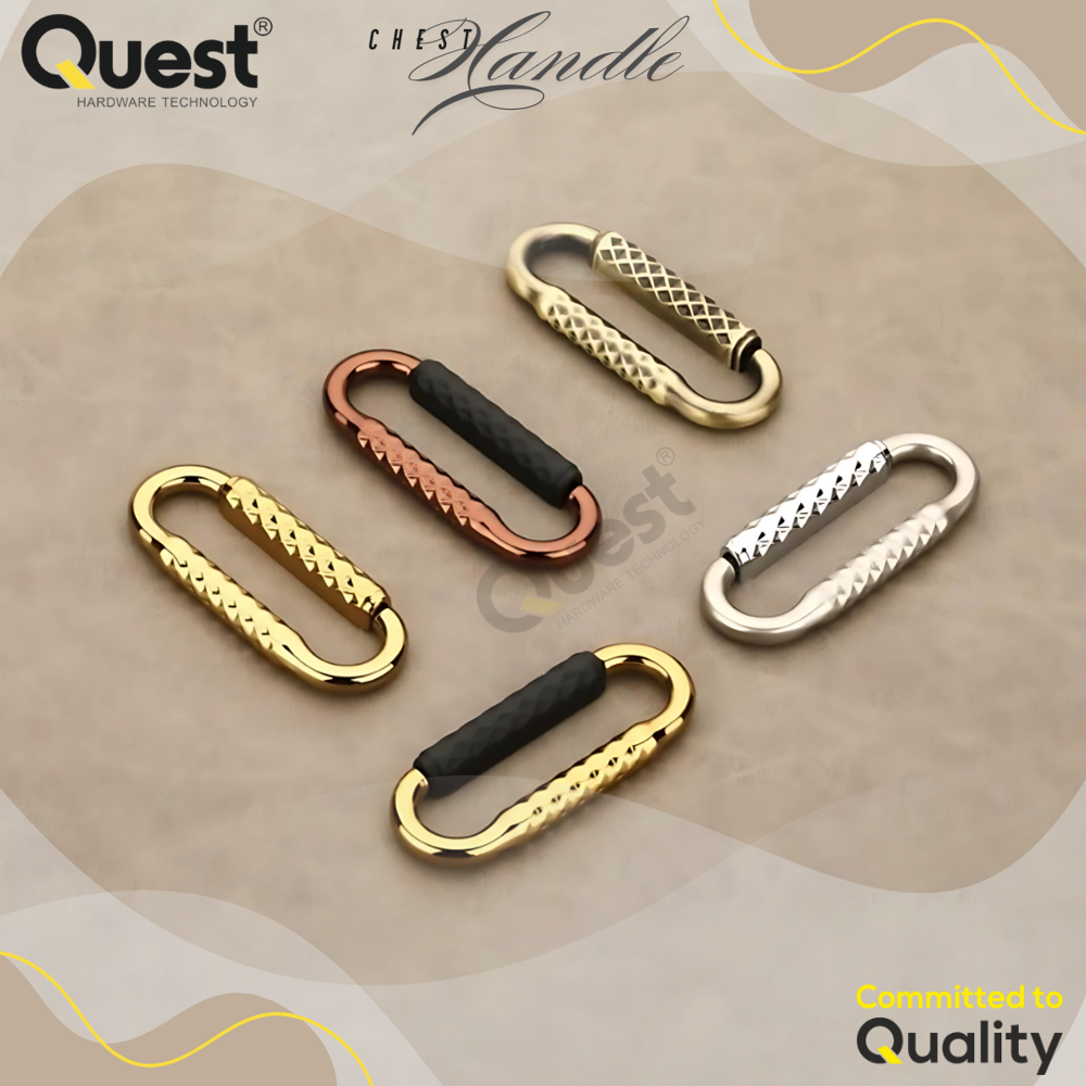 Luxury Chest Handle Antique Brass Ring Pull