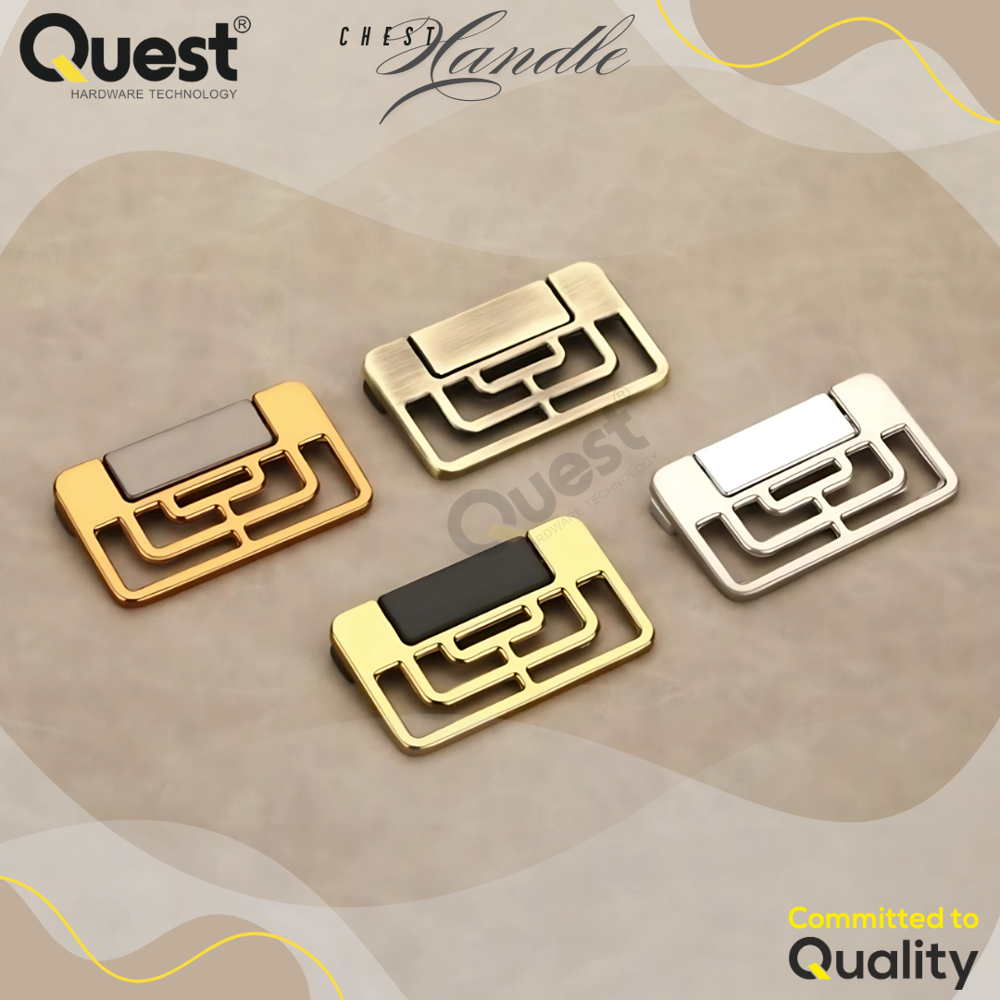 Luxury Chest Handle Antique Brass Ring Pull