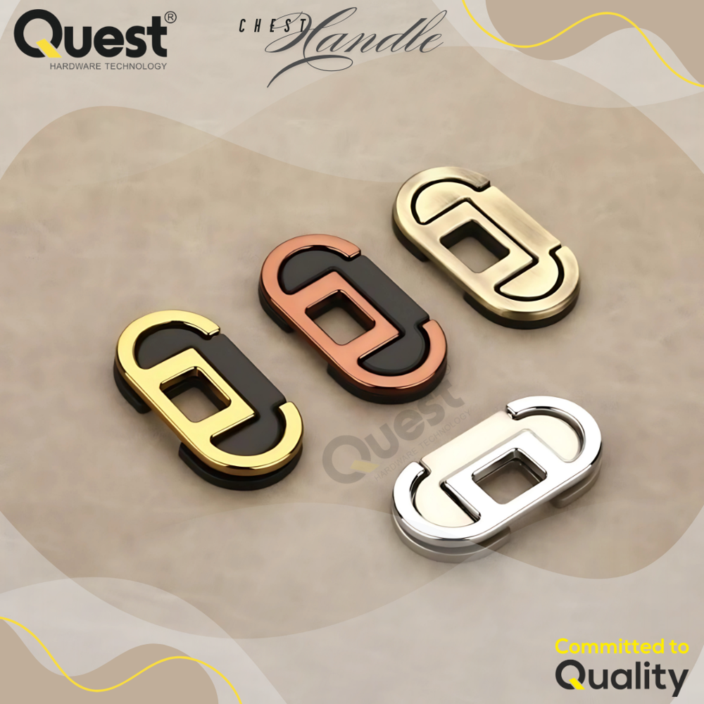 Luxury Chest Handle Antique Brass Ring Pull