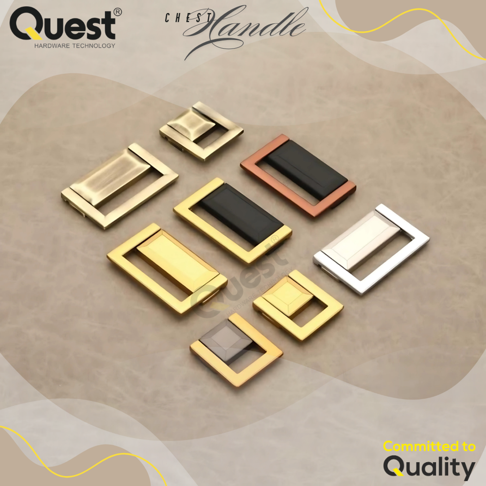 Luxury Chest Handle Antique Brass Ring Pull