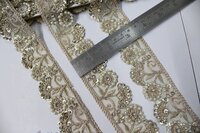 Fancy Stone Handwork Lace