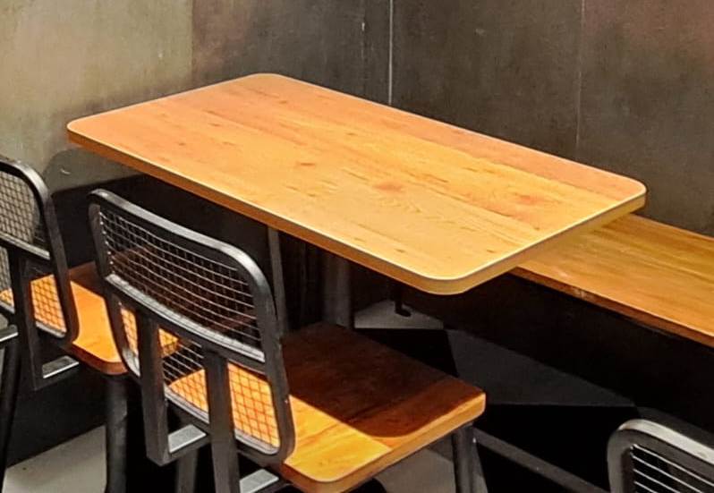 Four Seater Single Leg Dining Table