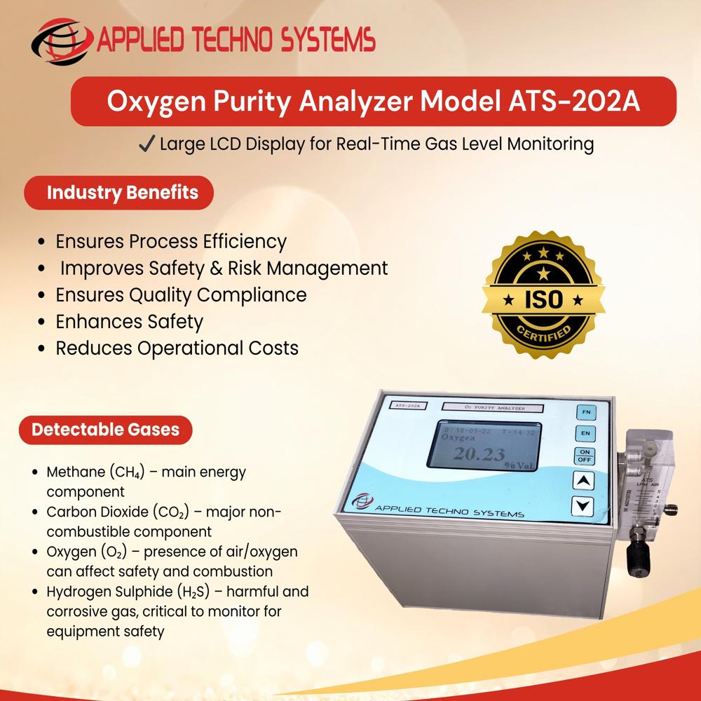 Portable oxygen purity analyzer