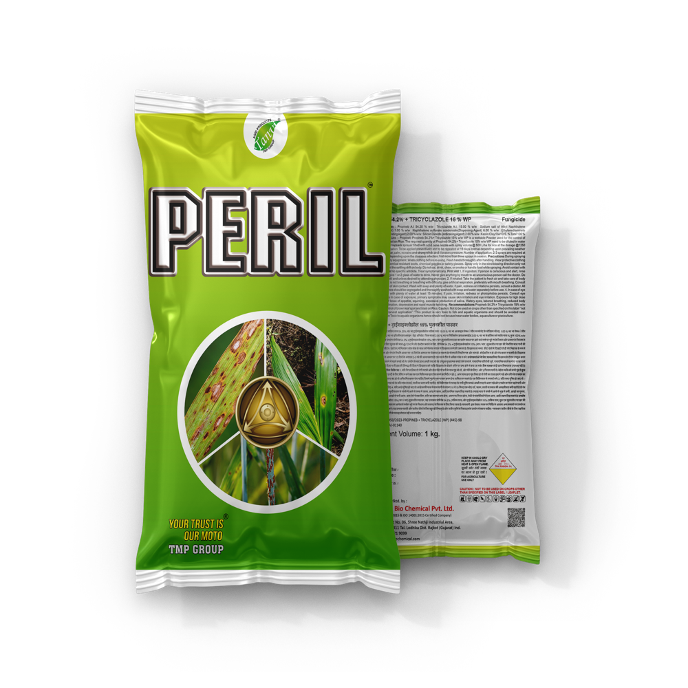 Propineb 54.2% + Tricyclazole 15% Wp - Light Yellow Wettable Powder, Protective And Curative Systemic Fungicide For Rice Blast And Foliar Diseases