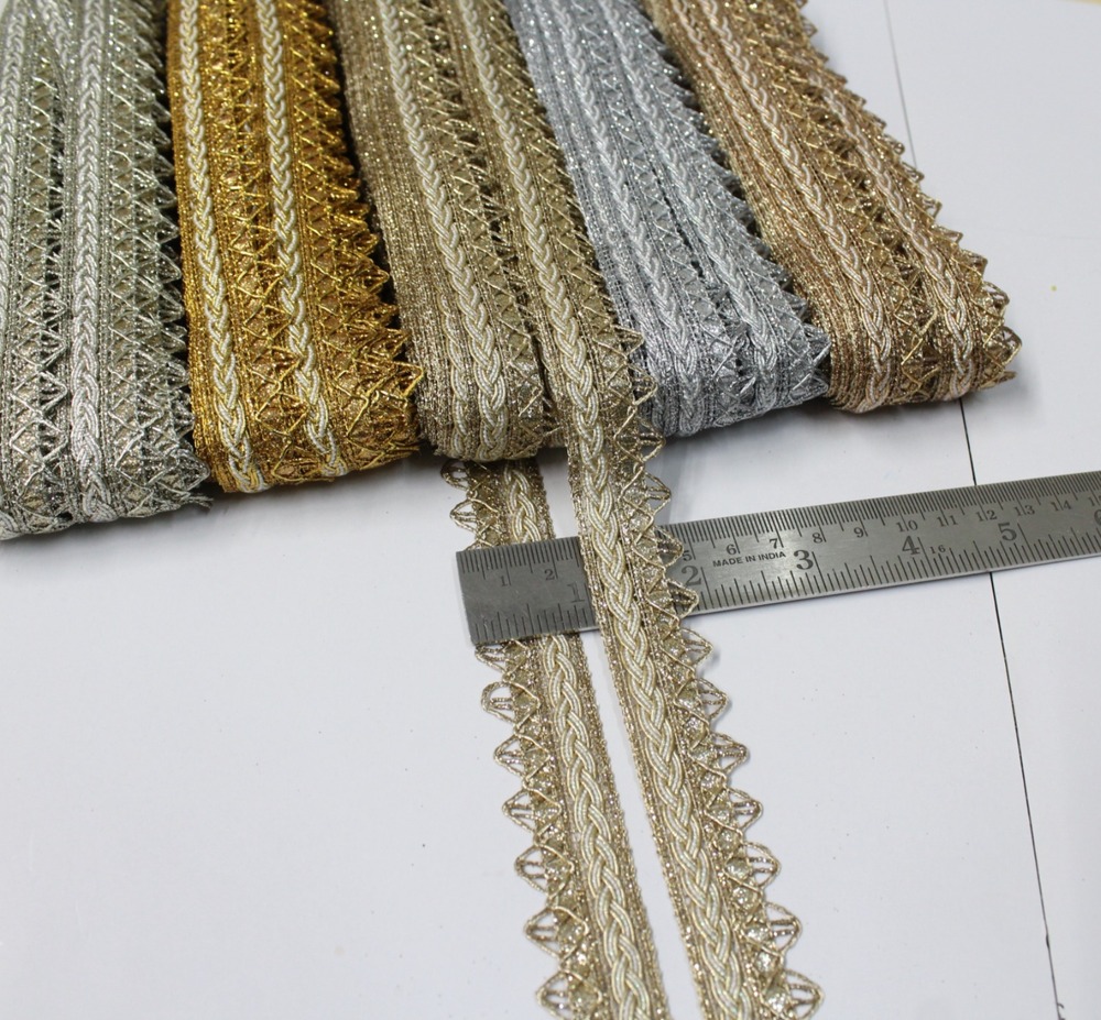 Fancy Border Lace - Color: Multi