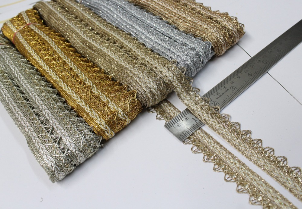 Fancy Border Lace - Color: Multi