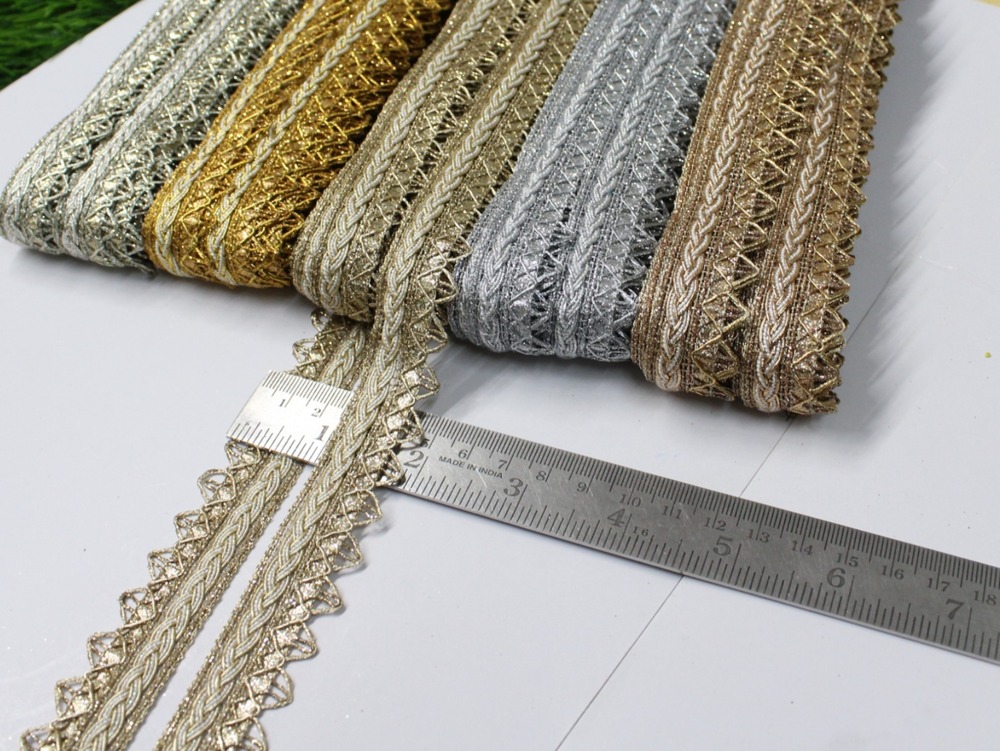Fancy Border Lace - Color: Multi
