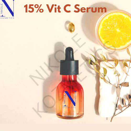 15% Vitamin C Serum - Attributes: Smudge Proof