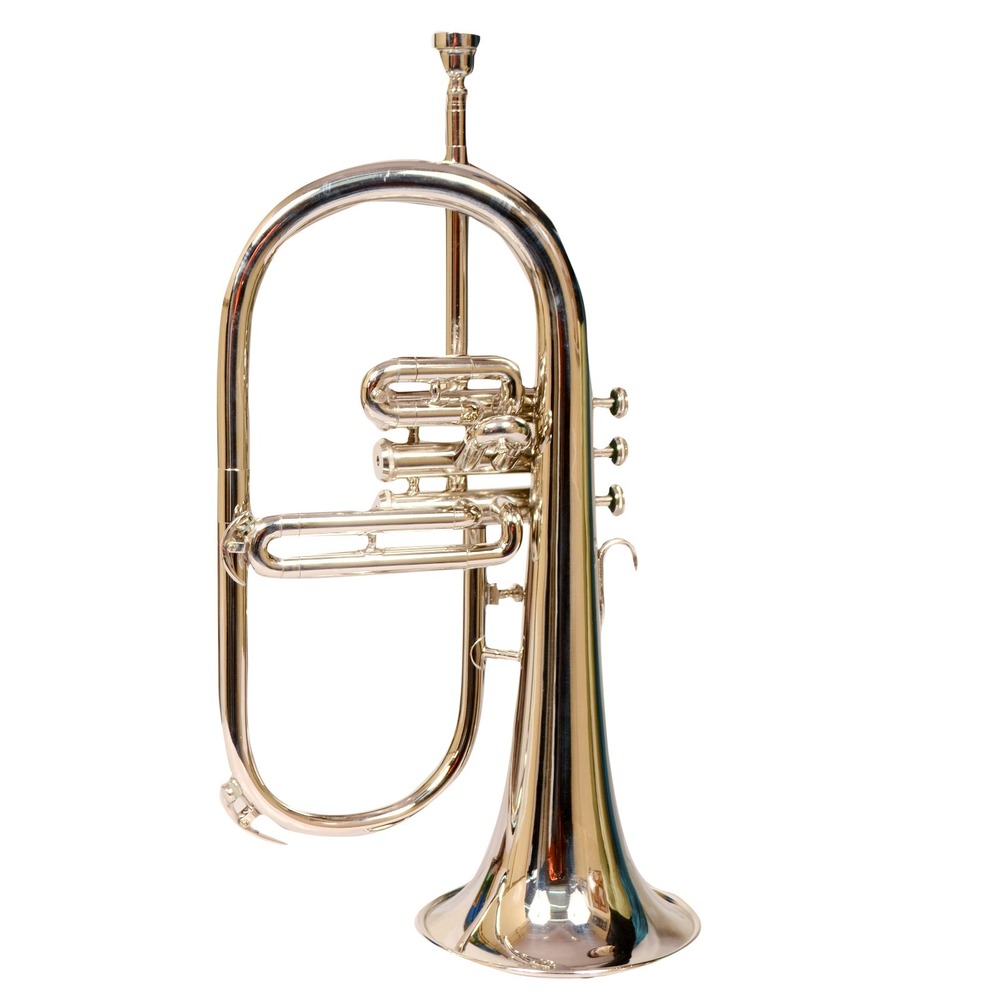 Nickle Plated Fugule Horn