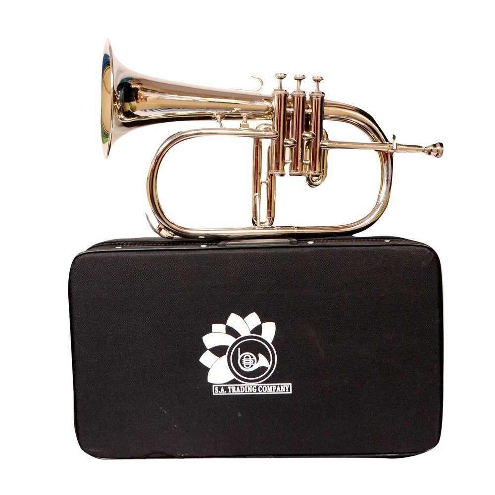 Nickle Plated Fugule Horn