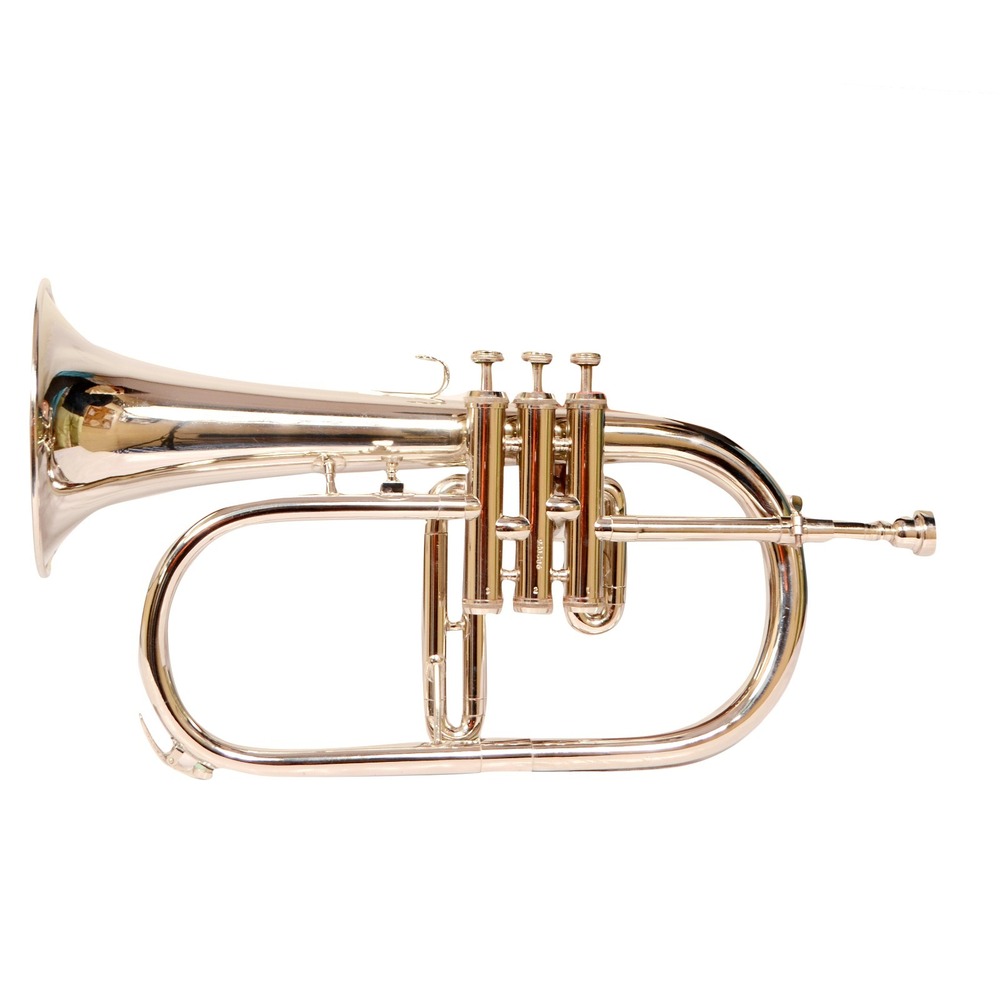 Nickle Plated Fugule Horn