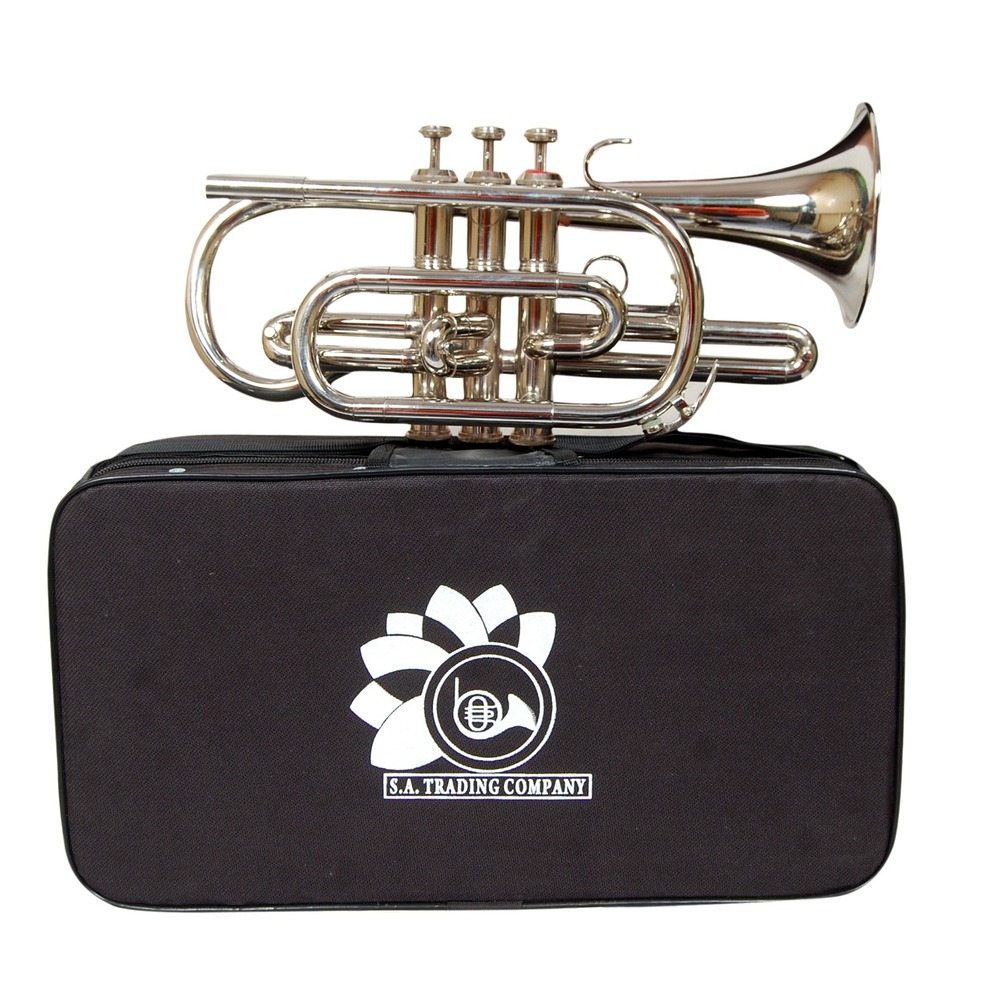 Nickle Plated Musical Cornet