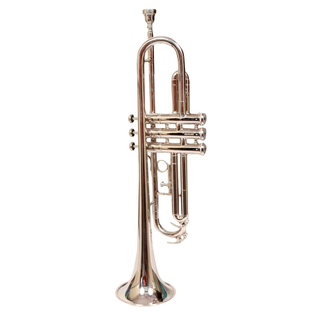Nickle Plated Musical Trumpet