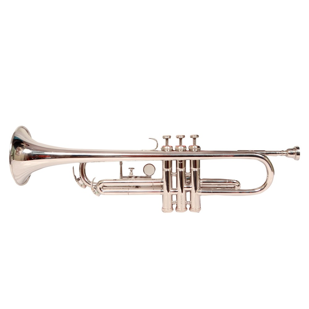 Nickle Plated Musical Trumpet