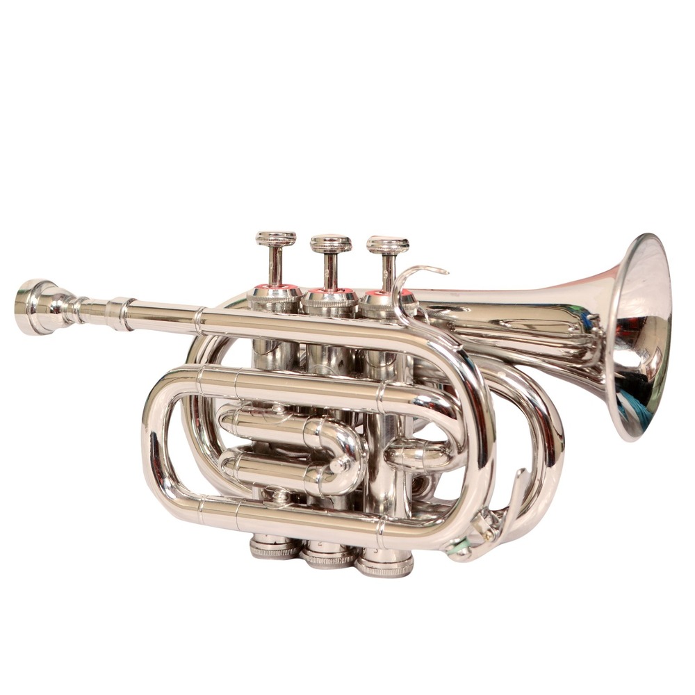 Nickel Plated Pocket Trumpet