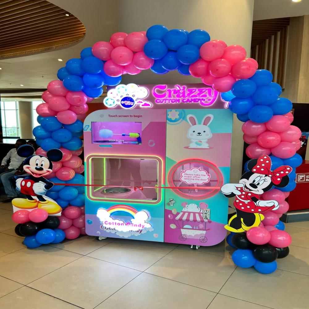 Fully Automatic Cotton Candy Machine - Dimension (L*w*h): 5.5 X 2.1 X 4.3 Foot (Ft)