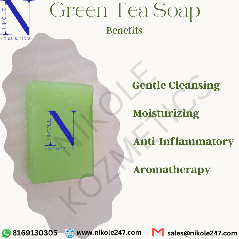 Green Tea Soap - Features: Helps Control Excess Oil