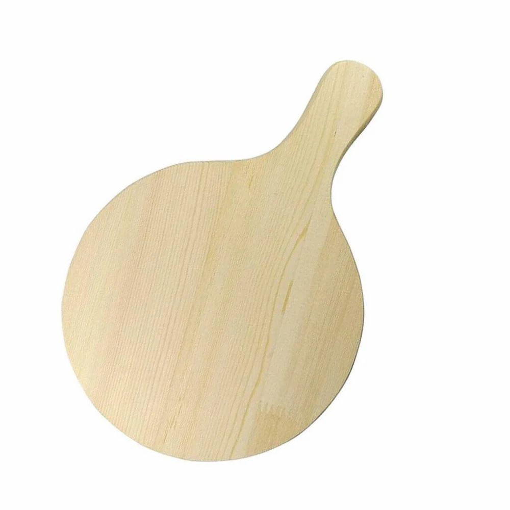 Pizza Peel Wood Cutting Board Serving Tray Fruit Plate 6inch