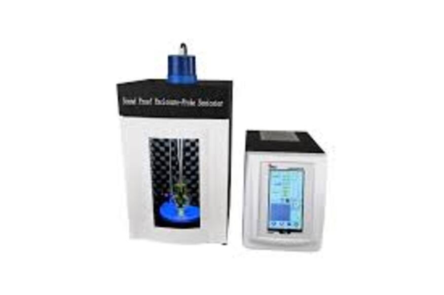 Probe Sonicator With Sound Proof Enclosure , 6 Mm, 10-200 Ml