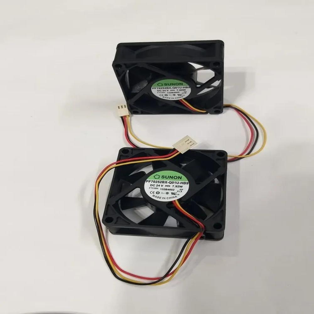 SUNON PF70252BX-Q01U-HBP 24V DC 7.32W 7025mm Ball Bearing Industrial Axial Cooling Fan
