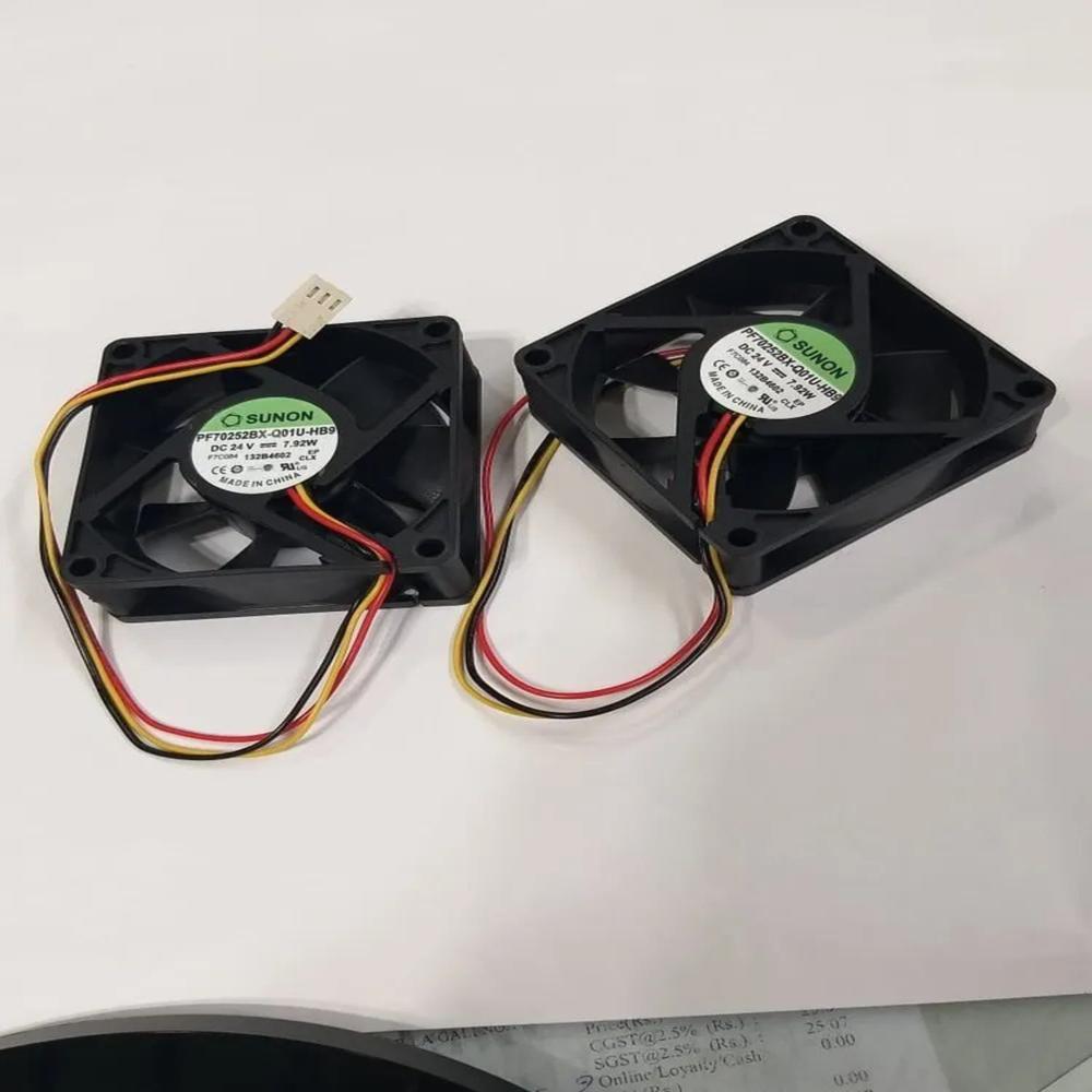 SUNON PF70252BX-Q01U-HBP 24V DC 7.32W 7025mm Ball Bearing Industrial Axial Cooling Fan