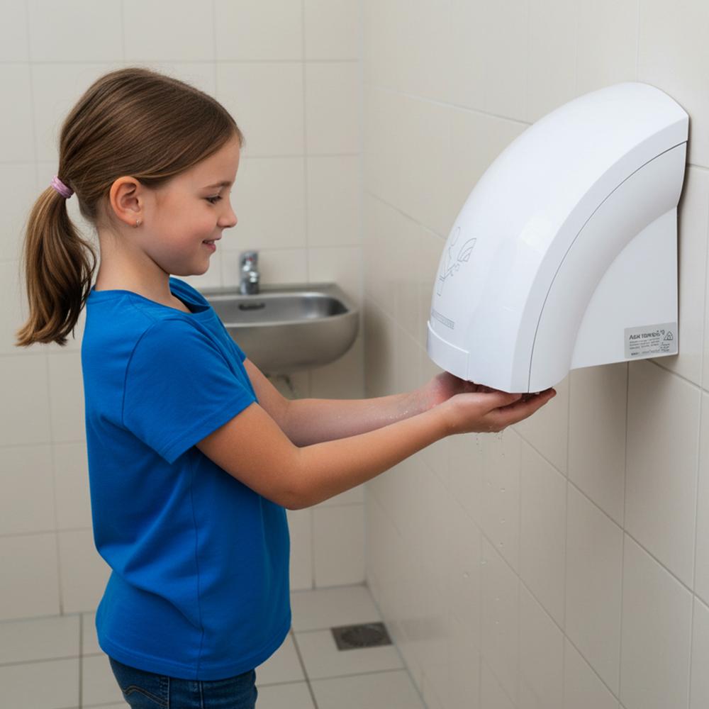 Electric Wall Mounted Automatic Sensor Hand Dryer (1 Pc)