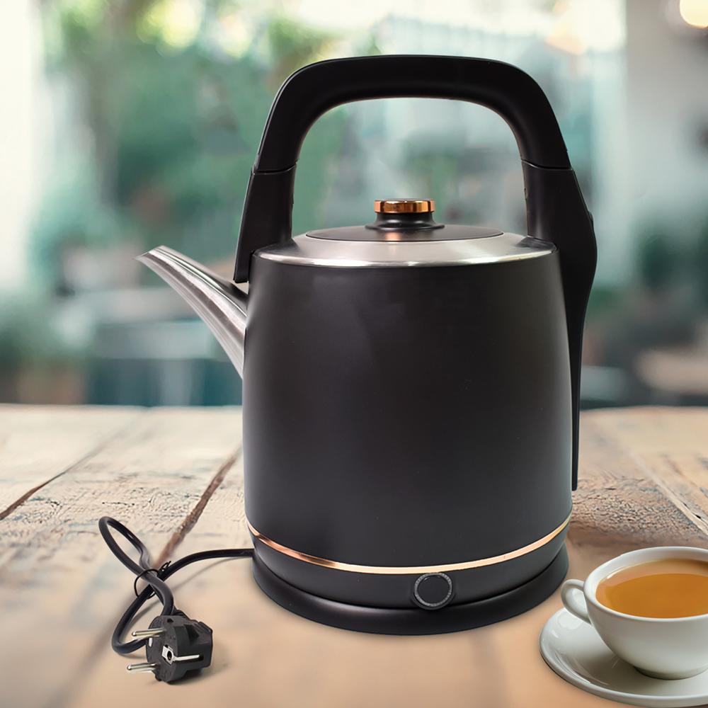 Stainless Steel Electric Kettle 2000 Watt (6 Ltr.) - Body Material: Plastic/Steel