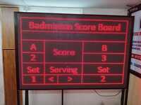 Led Score Board For Stadium - Powder-coated Aluminum, 8x4 Ft, 6000 Cd/m2 Brightness, 1920 Hz Refresh Rate
