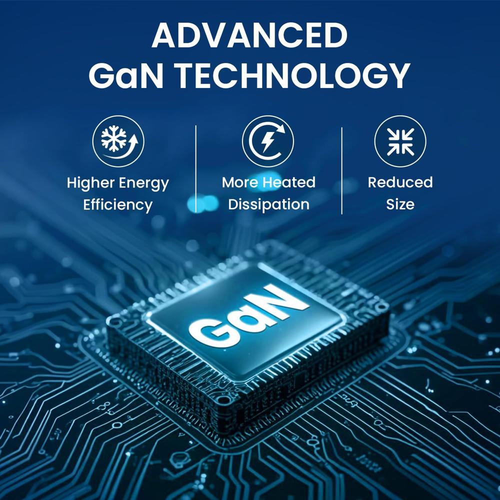 Portronics 100W Adapto 100D Fast Charging 5 Port Adaptor with