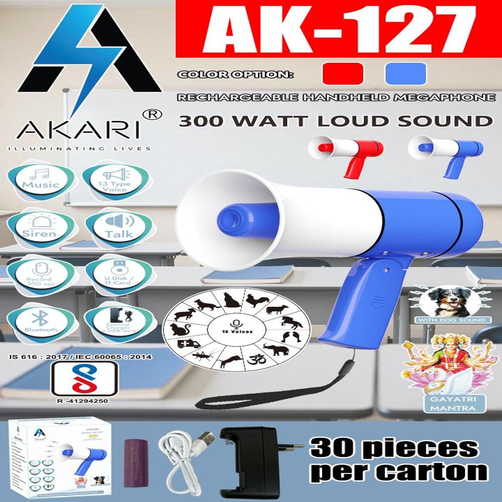 AKARI AK-127 RECHARGEABLE MAGAPHONE.