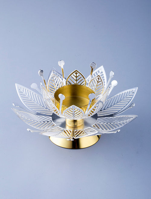 Lotus-shape Tealight Candle Holder - Color: Customizable