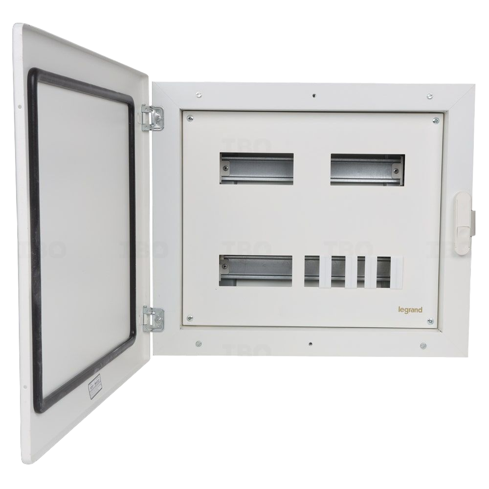 Legrand 4 Ways Tpn Ip-43 Distribution Box - Cabinet Material: Powder Coated Metal