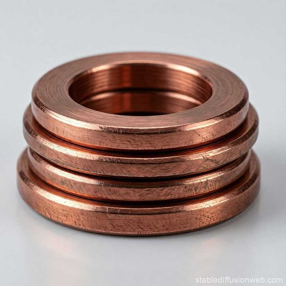 Copper Plain Washer