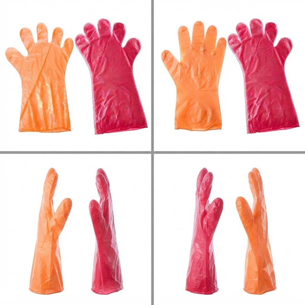 AI Gloves - Nitrile Rubber, Medium, White | Powder-Free, Textured Palm, Chemical Resistant, Sterile, Single-Use