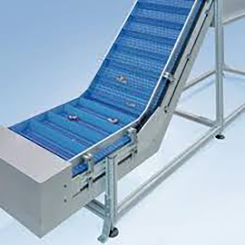 Inclined Moduler Conveyor System - Belt Type: Modular Plastic Interlocking Belt