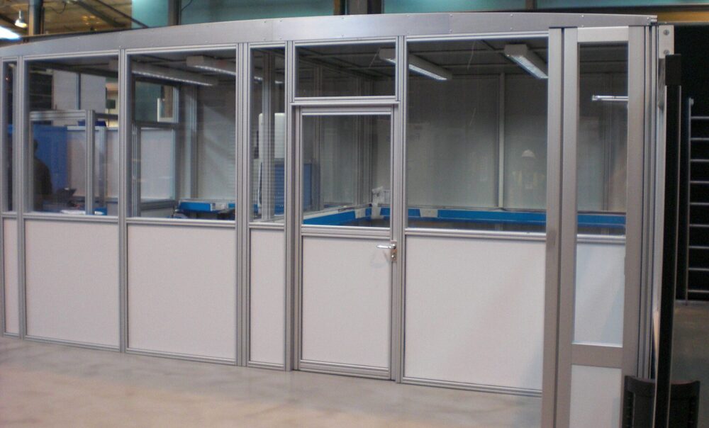 Aluminium Office Glass Partition