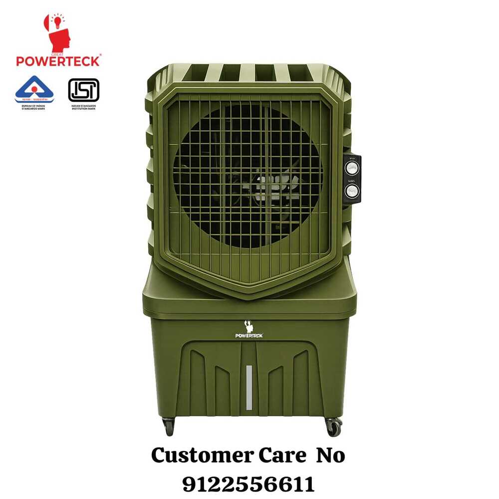 Capacity High Efficiency 5ft Evaporative Air Cooler 3000 Cfm 75l