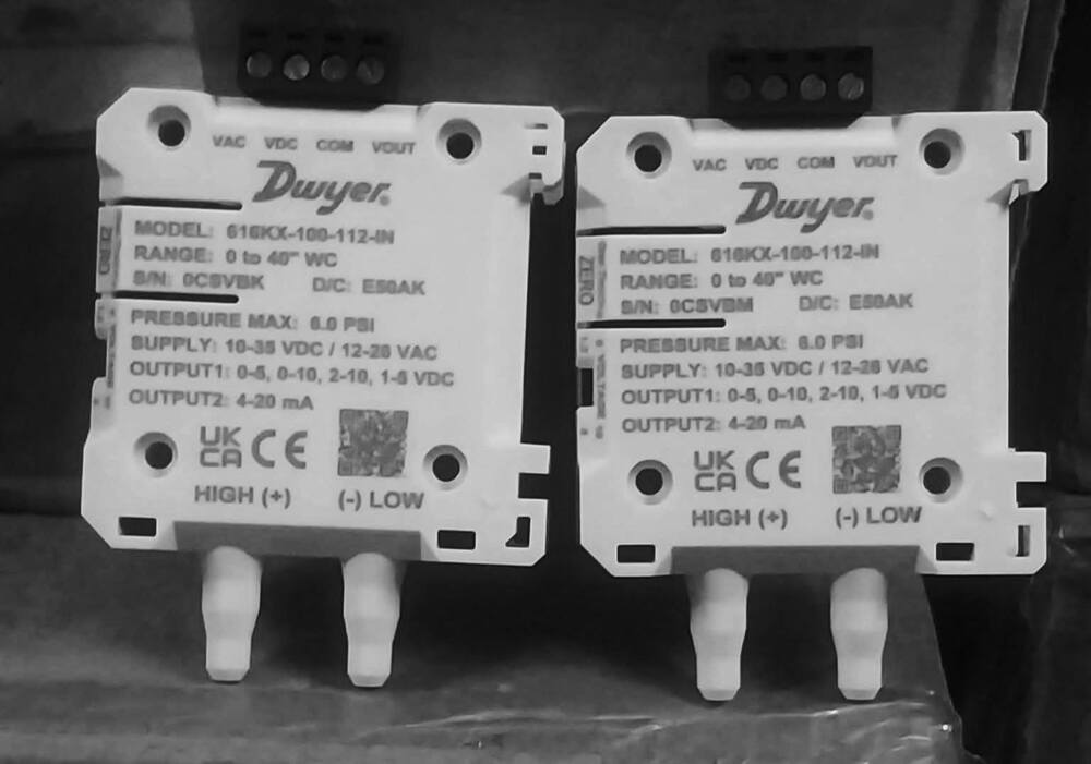DWYER 616KX-100-112-IN DIFFERENTIAL PRESSURE TRANSMITTER