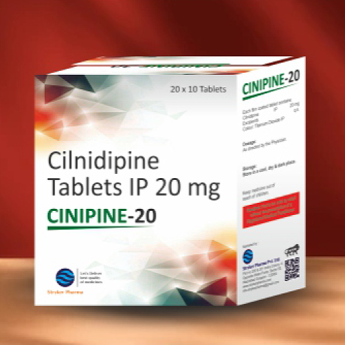 20 MG Cilnidipine Tablets IP