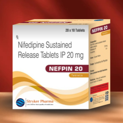 20 MG Nifedipine Sustained Release Tablets IP