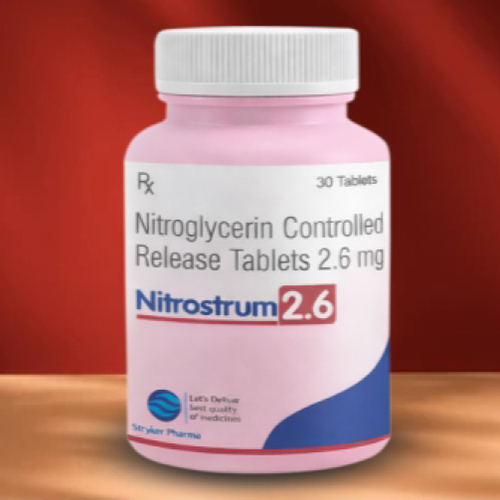 2.6 MG Nitrog-lycerin Controlled Release Tablets