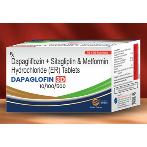 Dapagliflozin Sitagliptin And Metformin hydrochloride Tablets