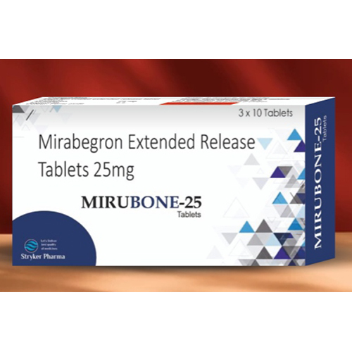 25 MG Mirabegron Extended Release Tablets