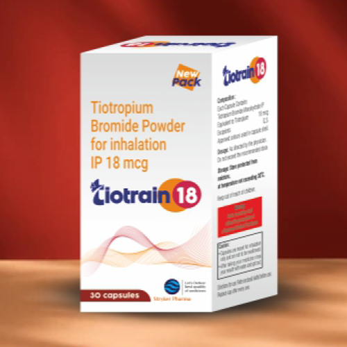 18 MCG Tiotropium Bromide For Inhalation IP