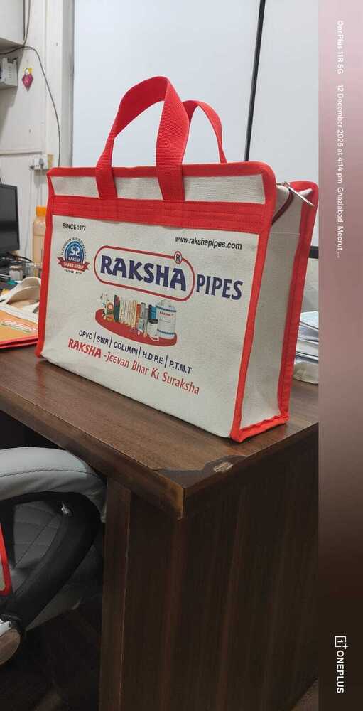 Custom Canvas Carry Bag - Capacity: 10-15 Kg