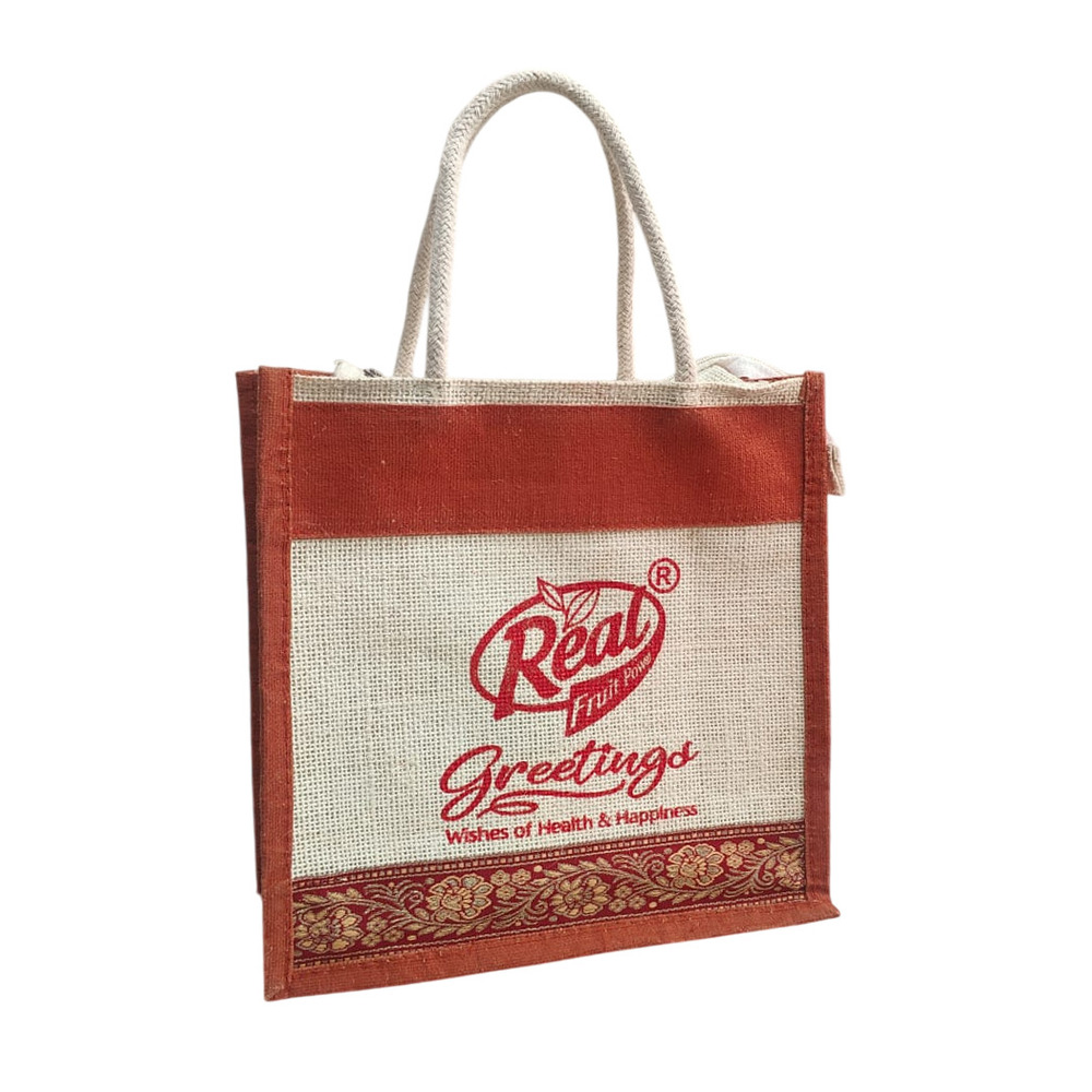 Graphic Print Canvas Bag