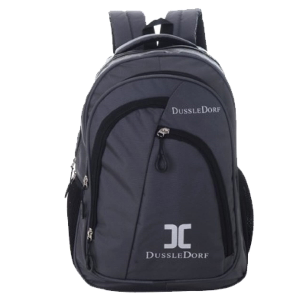 Grey And Black Laptop Backpack
