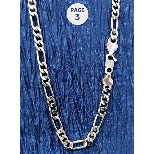 7525 19 Inch Artificial Silver Chain With Hook