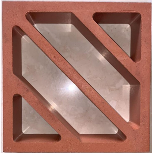 Zebra Jaali - Color: Terracotta
